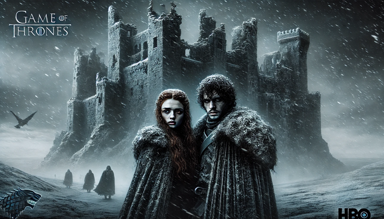 Snowy castle fantasy drama


