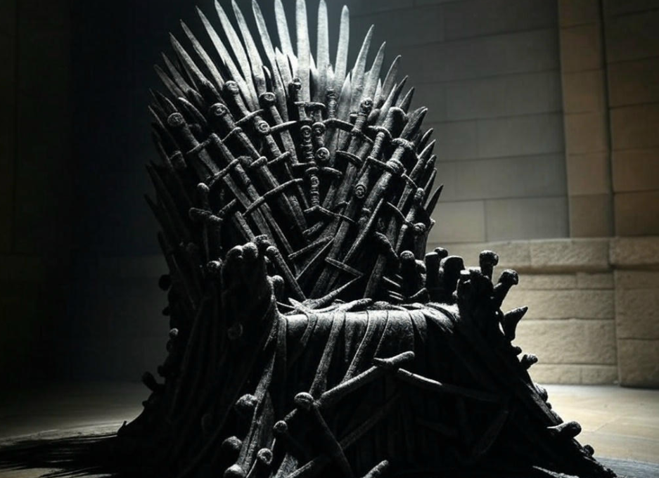 "Iron throne of swords"

