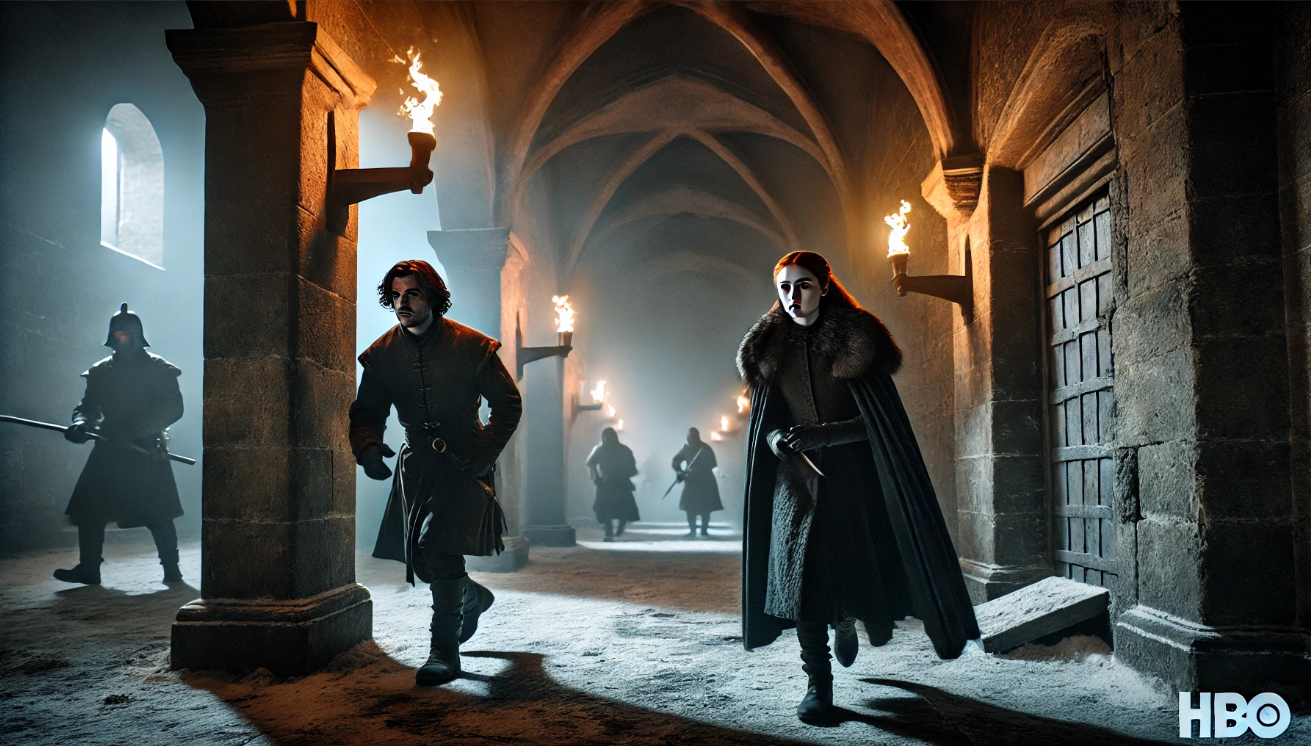 Urgent mission castle corridor

