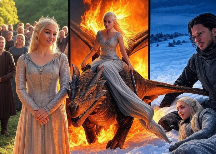Queen dragon fire snow