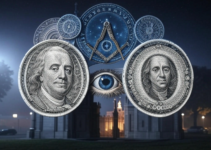Eye dollar masonic symbols
