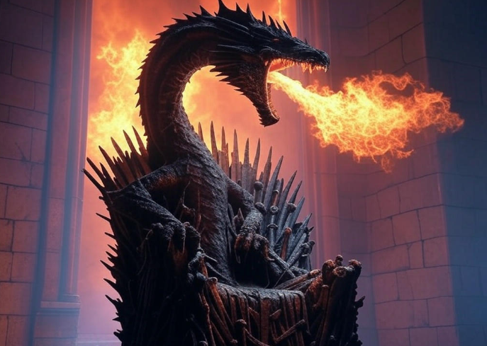 Dragon throne fire breathing