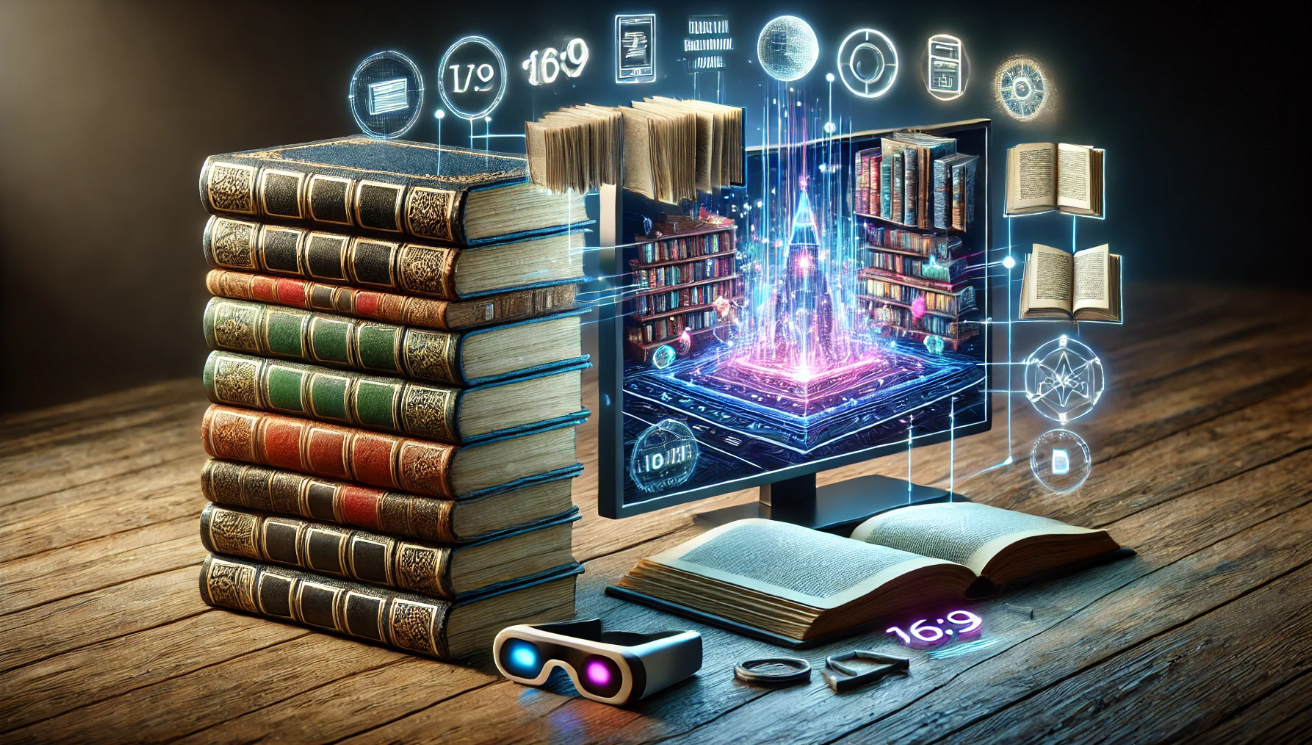 Digital transformation of books


