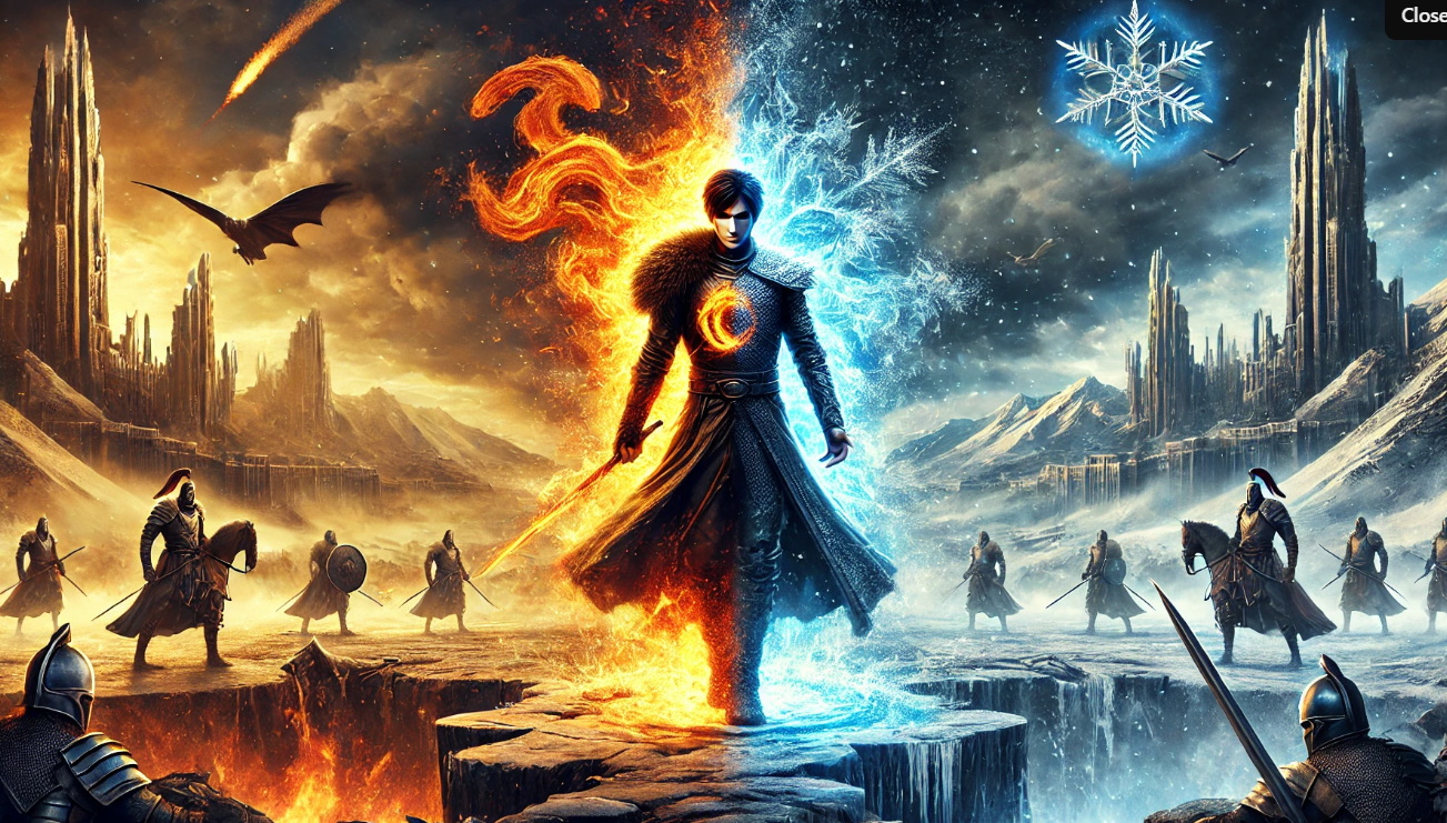 "Warrior of fire ice"


