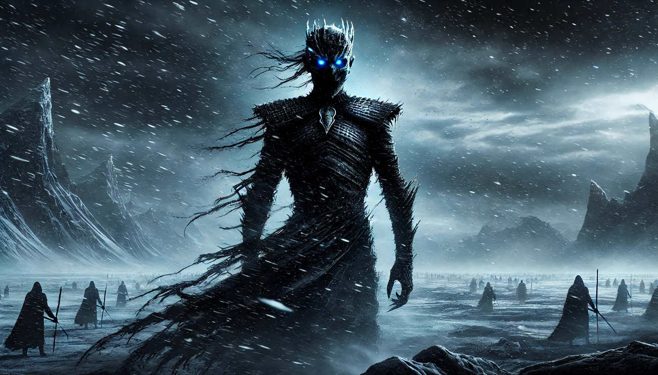Night King snowy battlefield