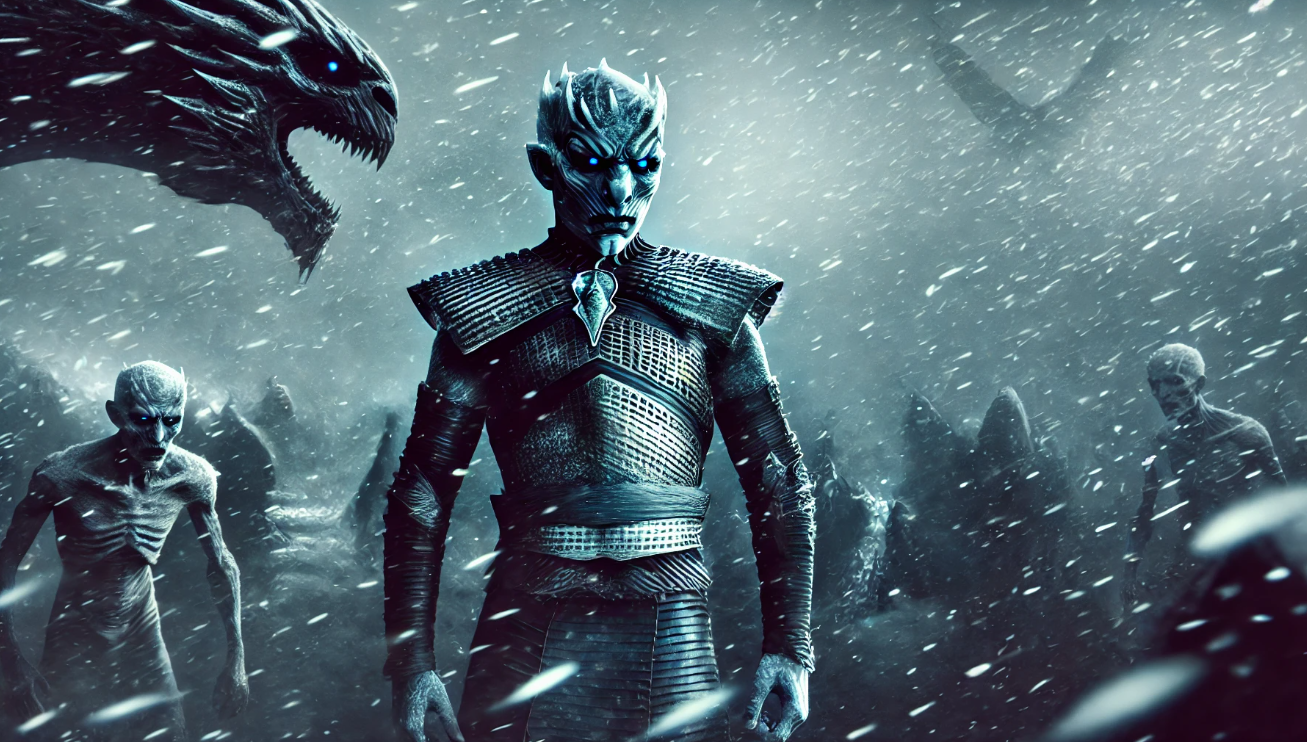 Night King dragon White Walkers snow