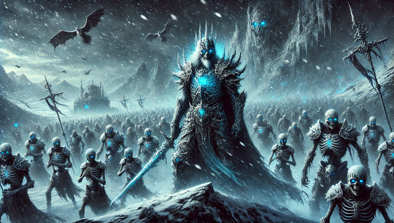 Ice king leads army