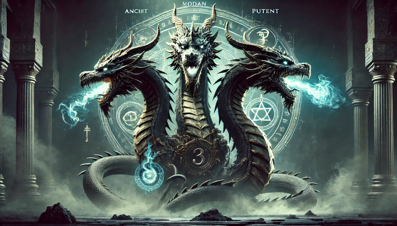 The prophecy of the Three-Headed Dragon