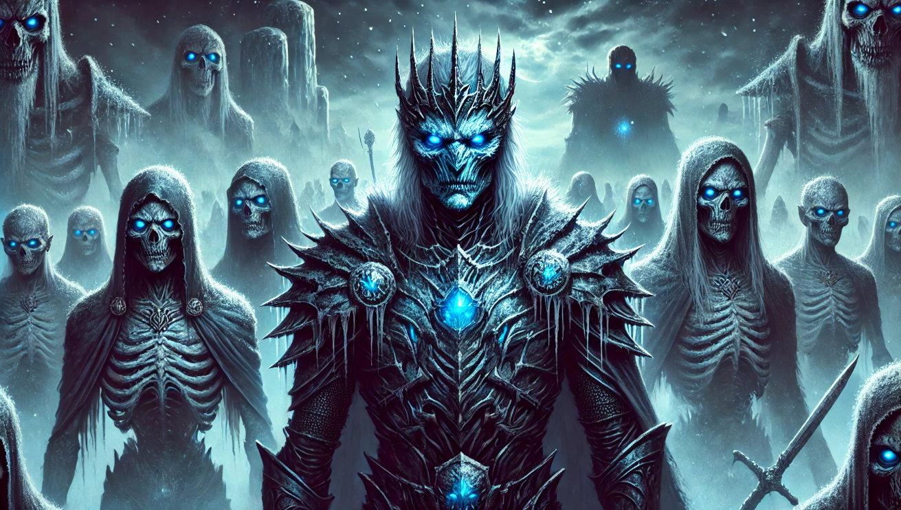 Icy undead army leader