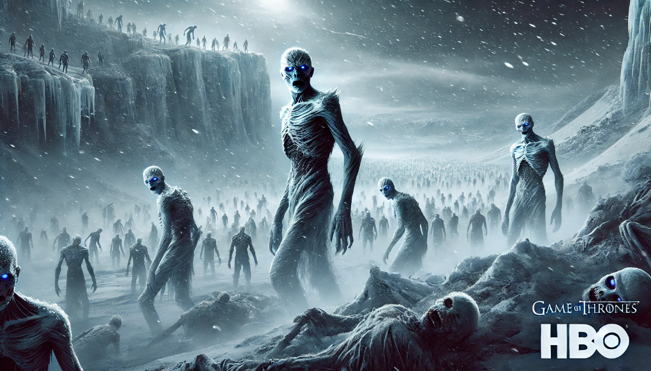Icy undead army marches
