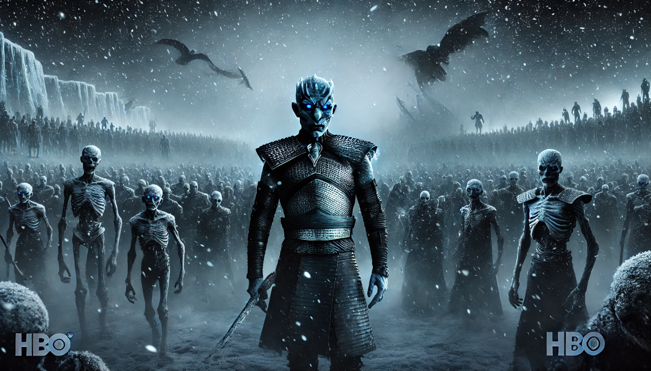 Night King leading undead army