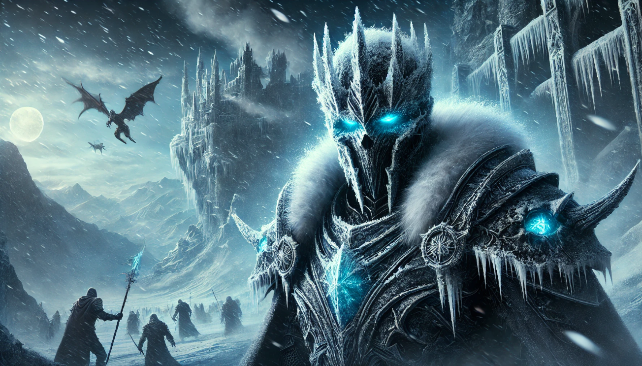 Ice king with army
