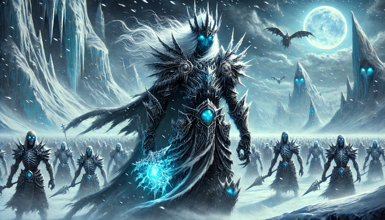 Icy king leads undead army
