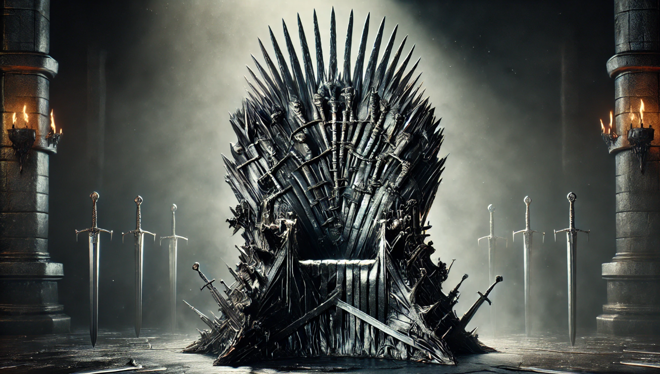 Iron Throne with swords