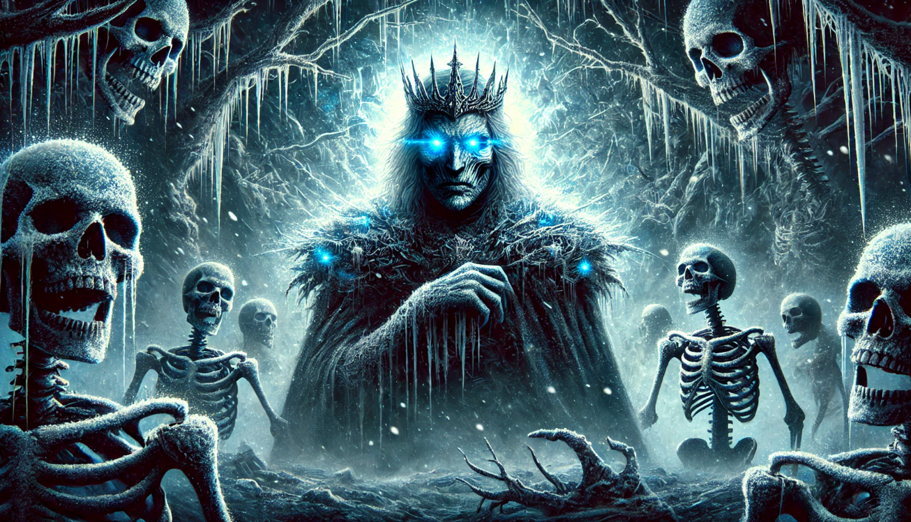 Icy king with skeletons