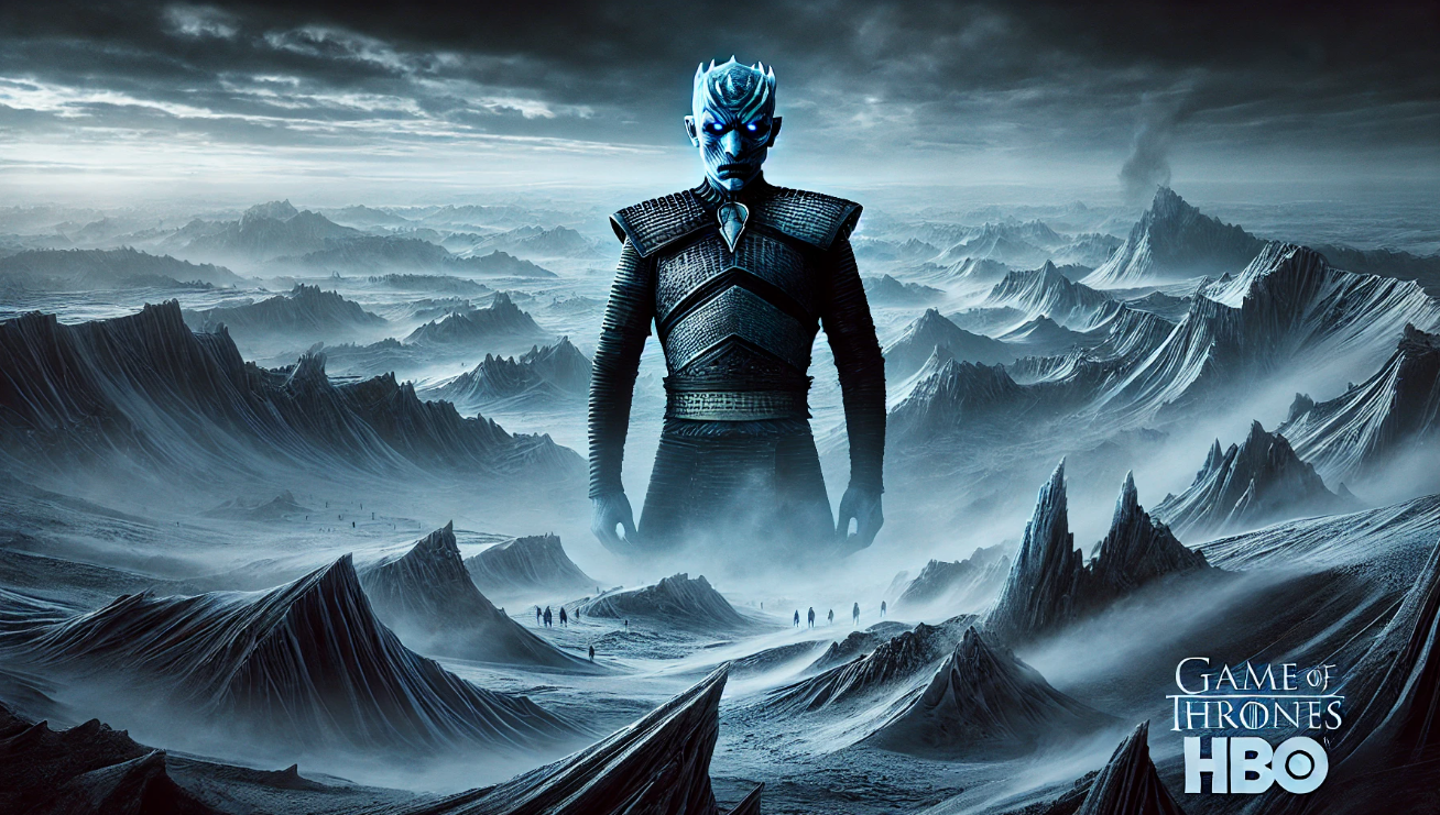 Night King snowy landscape