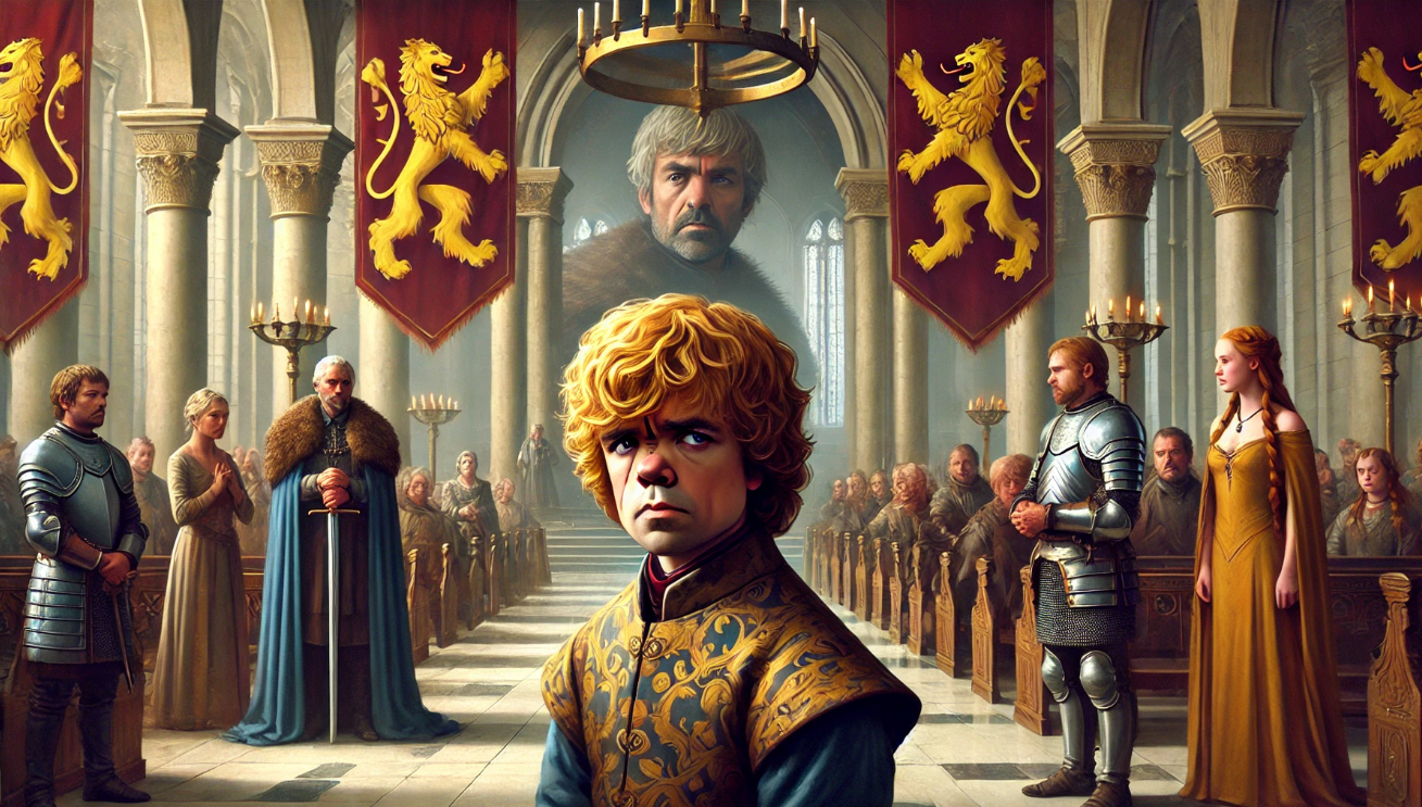 Medieval hall royal gathering