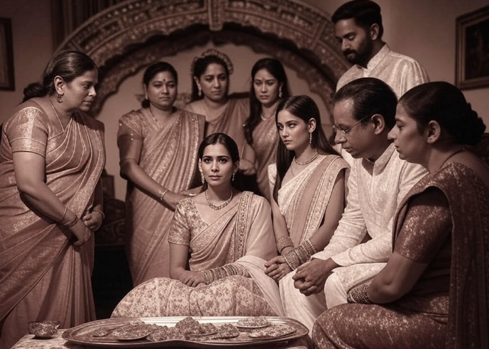 Family gathering traditional ceremony