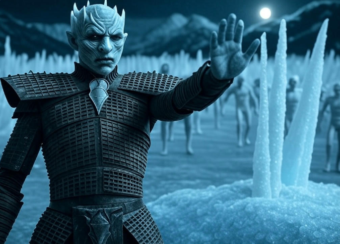 Night King raising hand