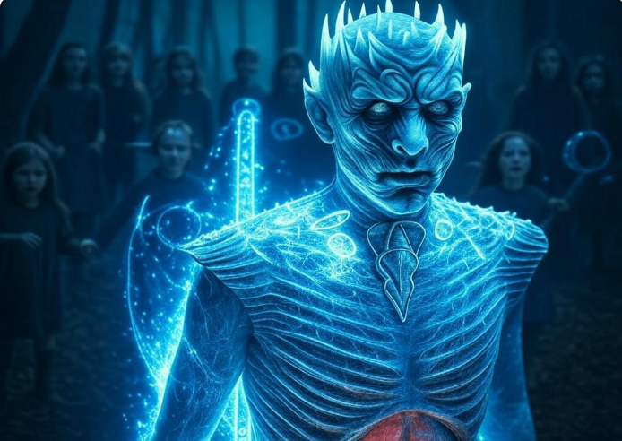 Night King glowing blue