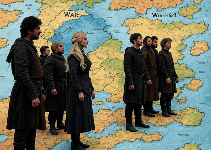 Group before Westeros map