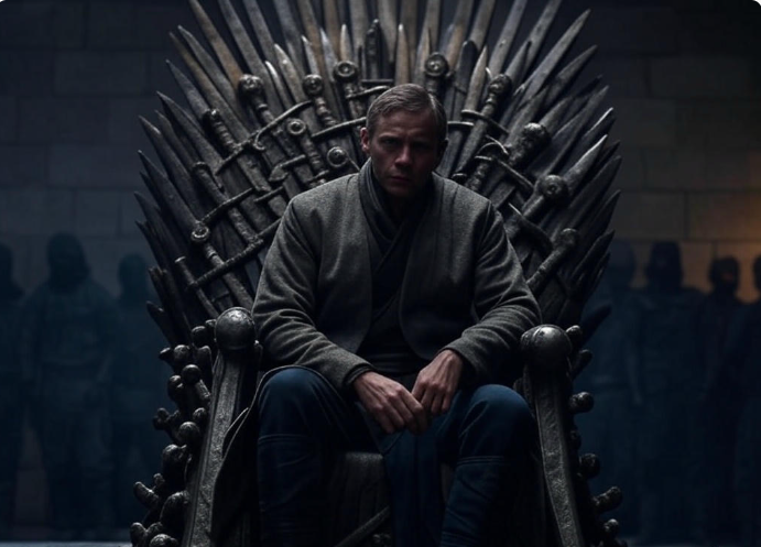 Man on Iron Throne