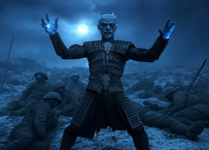 Night King raising undead