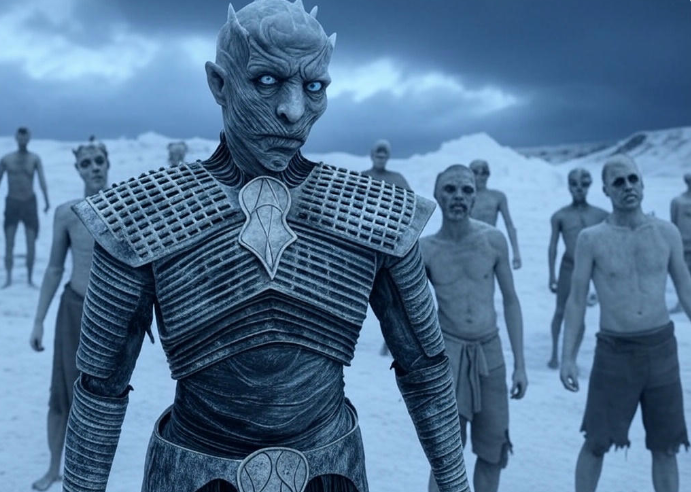 Icy leader undead army