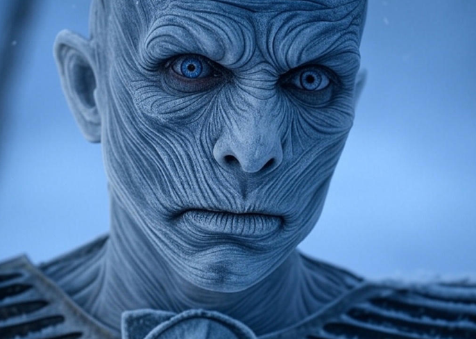 Icy White Walker closeup