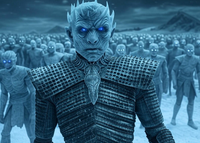 Icy undead army leader