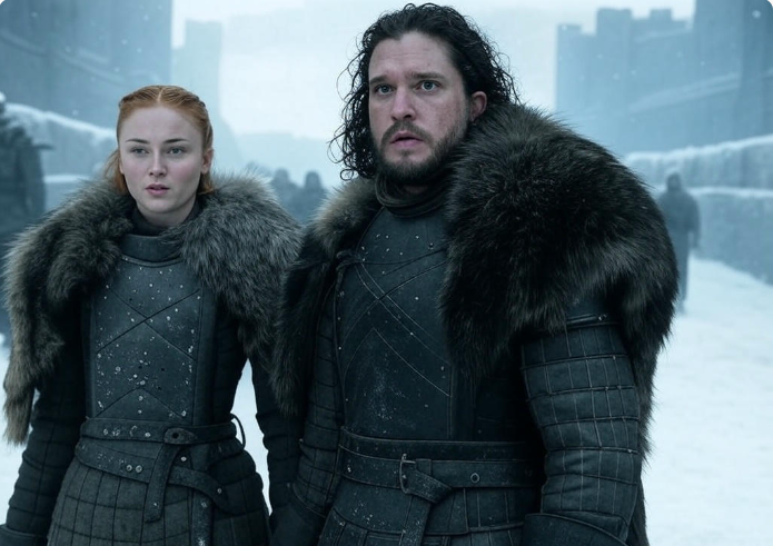 Sansa Jon snowy castle