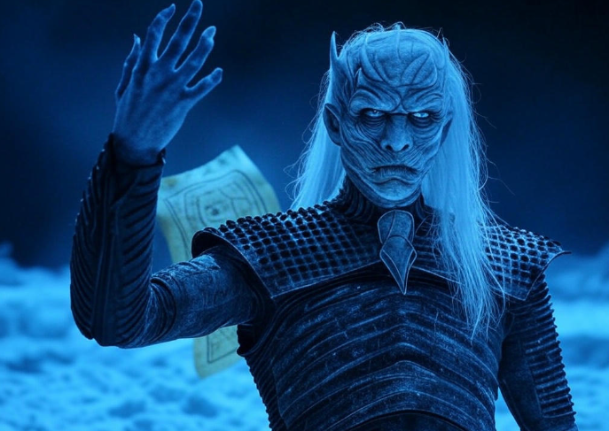 Night King raising hand