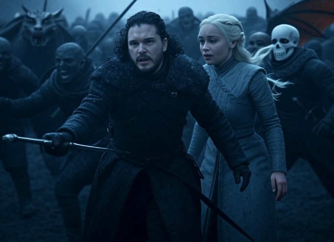 Jon Snow Daenerys Battle