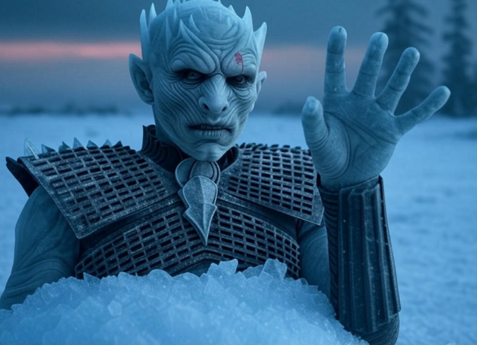 Night King raising hand