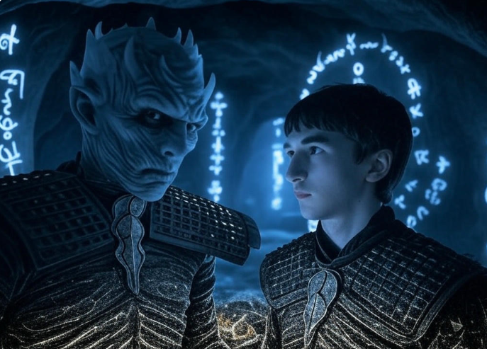 Night King and boy