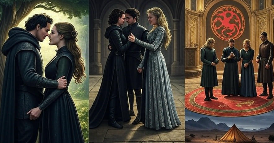 Romantic medieval moments captured