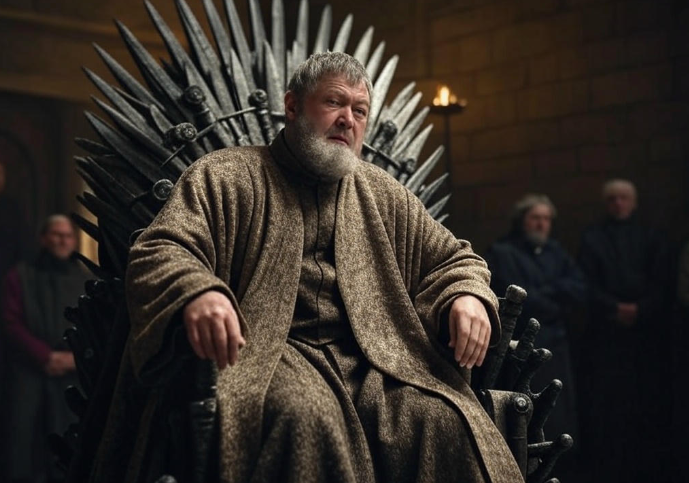 King on Iron Throne