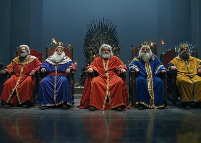 Five kings Iron Throne