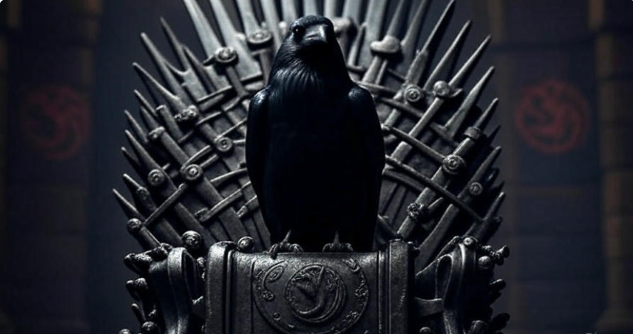 Raven on Iron Throne