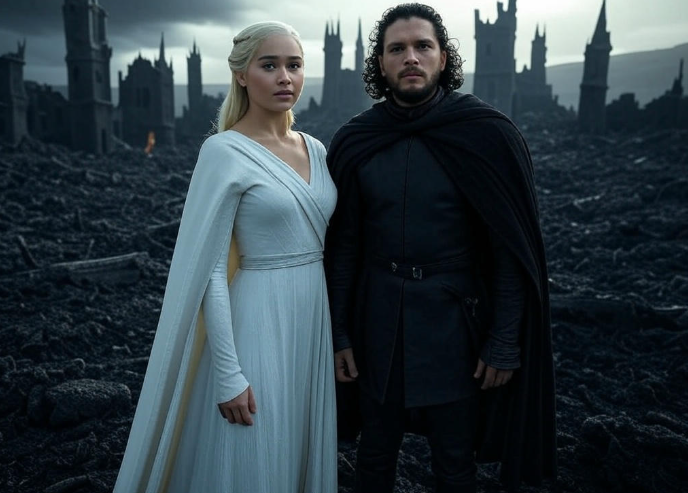 Royal couple ruined land