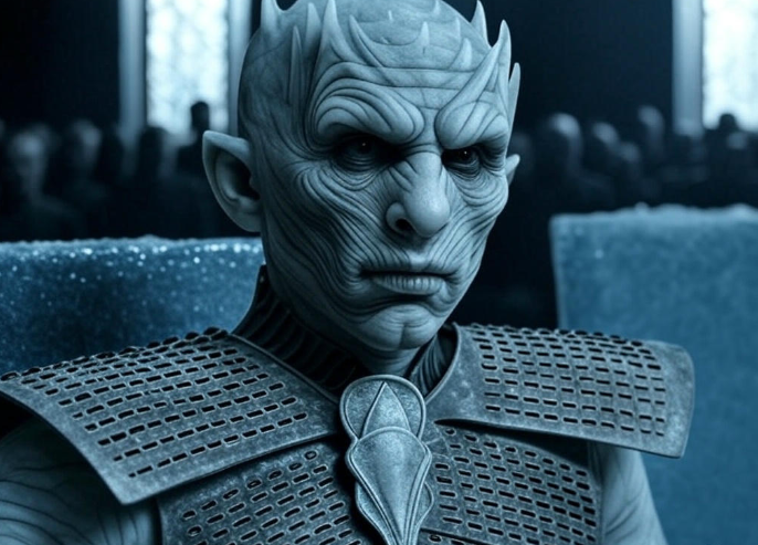 Night King icy throne