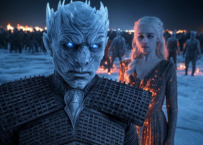 Night King with Daenerys