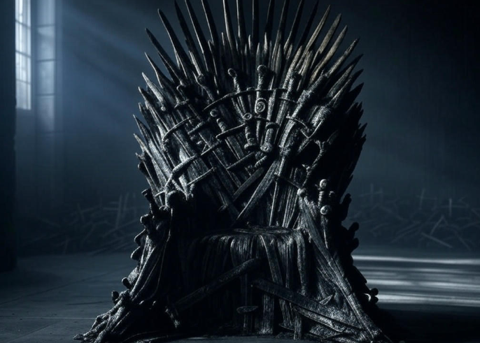 Iron Throne dark majestic power