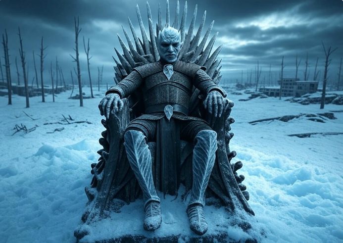 Night King icy throne