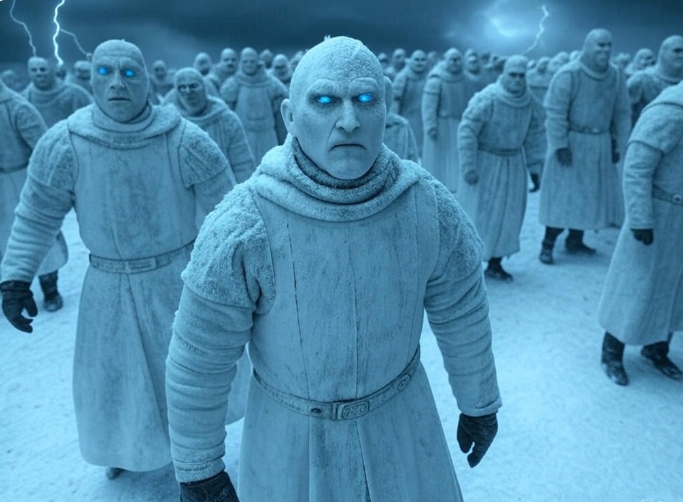White Walkers stormy march