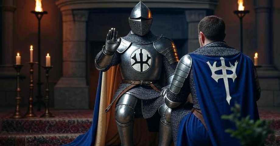 Knight oath ceremony hall