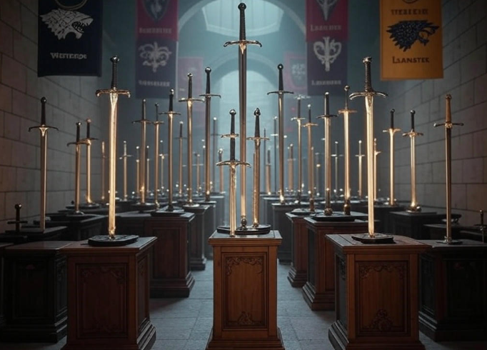 Regal hall of swords