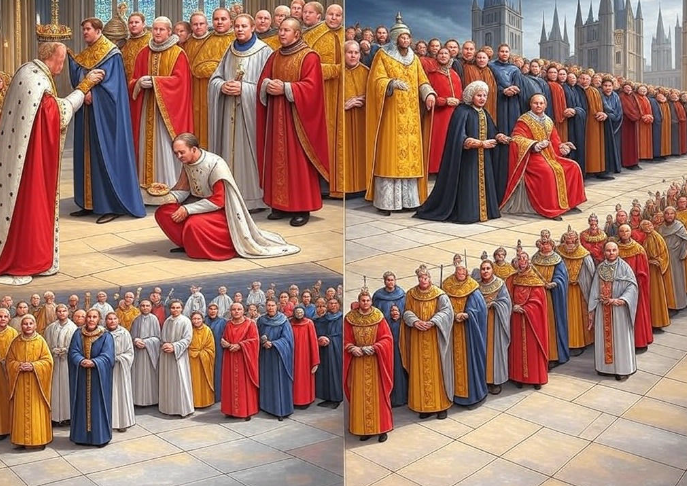 King pope coronation ceremony