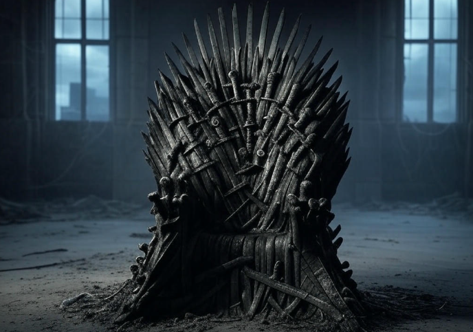 Iron Throne dark room