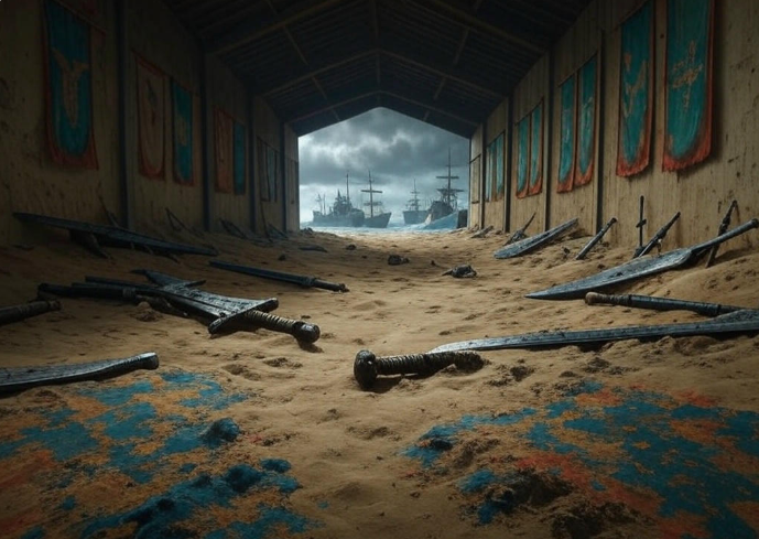 Swords sandy shed ships